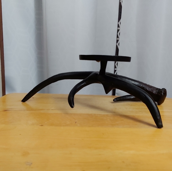 Deer antler candle holders set of 2 - Picture 3 of 6